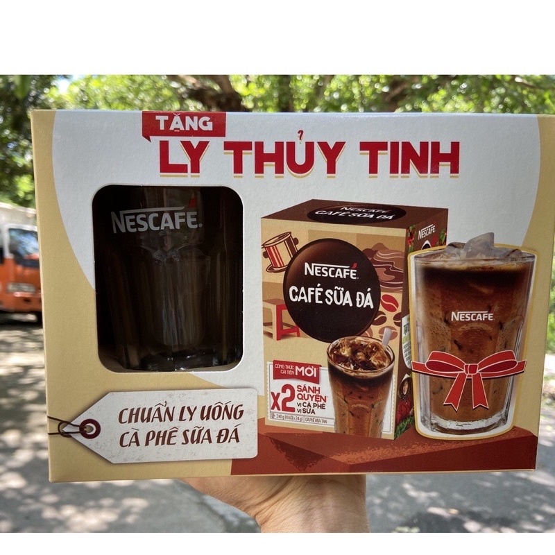CÀ PHÊ SỮA ĐÁ X2 SÁNH QUYỆN ĐẬM ĐÀ - TẶNG LY THUỶ TUNH CHUYÊN DỤNG PHA CÀ PHÊ