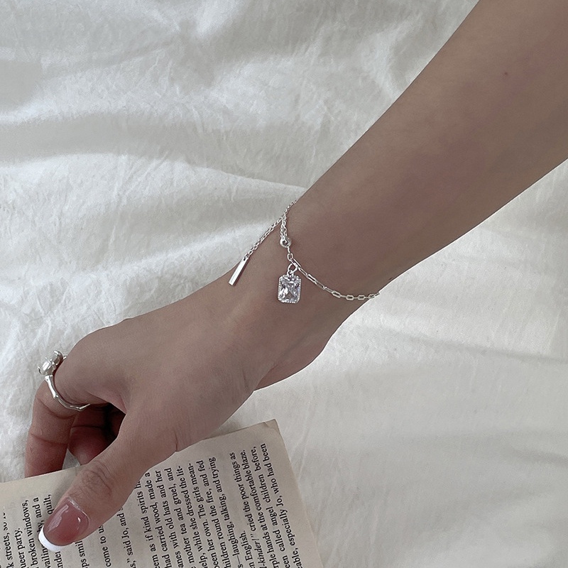 Vòng tay thời trang Hàn Quốc Vòng tay kim cương Tua Vòng đeo tay Thư Vòng tay