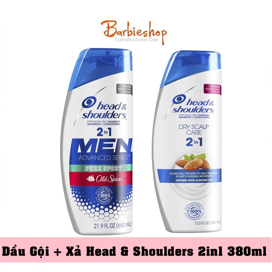 Dầu Gội + Xả Head &amp; Shoulders 2in1 380ml