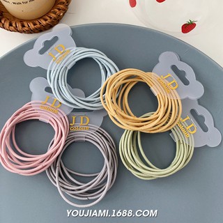 Set 10 chun cột tóc basic