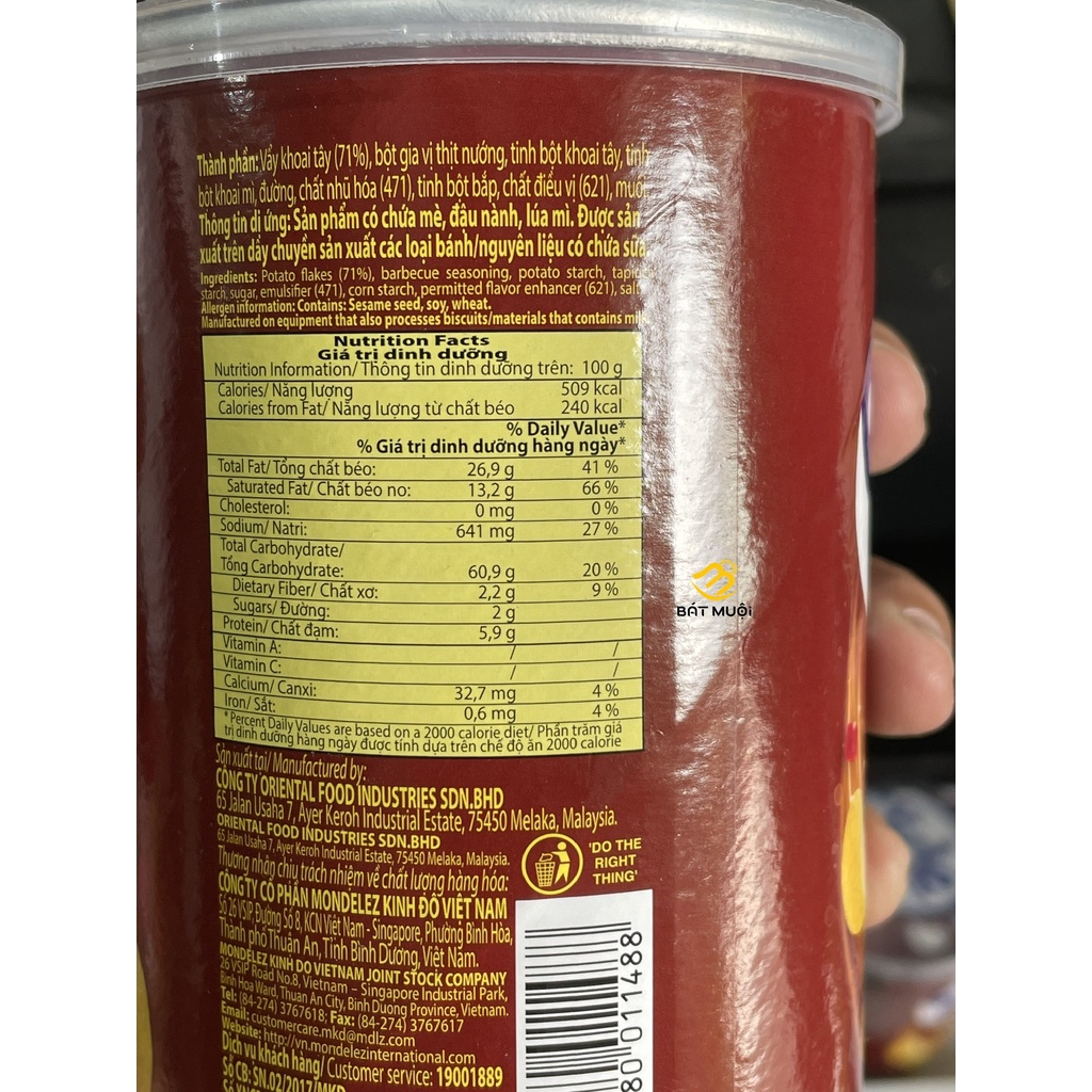 Bánh lát khoai tây Slide 75g