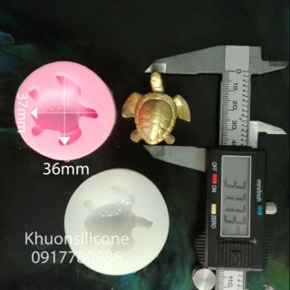 Khuôn silicon hình con rùa