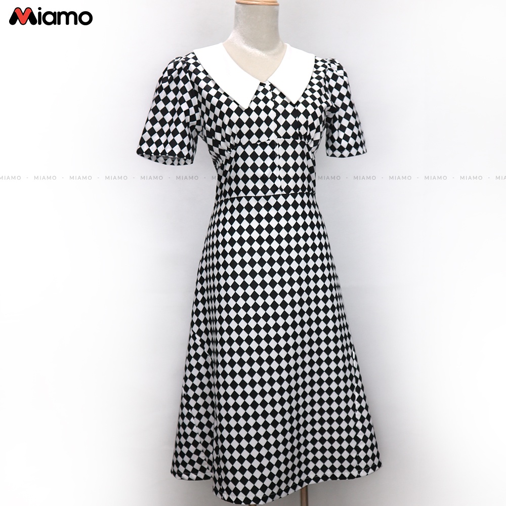 [Freeship] Set đồ đôi couple áo sơ mi nam + đầm nữ thiết kế thanh lịch thời trang Miamo TN18 (Kèm ảnh thật)