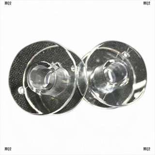 [MQ2]50 Clear Bobbin Sewing Machine Plastic Spools For Thread Brother Singer Elna