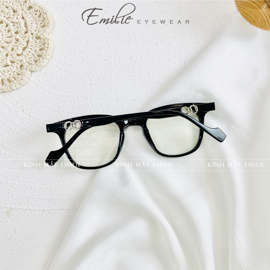 Gọng kính vuông nam nữ nhựa dẻo Jen.nie Zen  mảnh nhẹ Kính mắt Emilie phụ kiện thời trang 7214