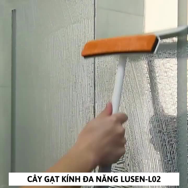 Cây lau kính thông minh Lusen-L02, bàn chải vệ sinh gạt chùi cửa kính đa năng 3 trong 1, nhỏ gọn tiện lợi | BigBuy360 - bigbuy360.vn