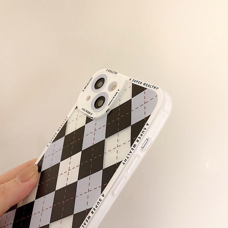 Ốp Điện Thoại Cho OPPO A77 A76 A36 A94 A93 A74 A95 A54 A53 A33 A52 A92 A31 A16 A15 A15S A5 A9 2020 A7 A5S A3S Reno 5F 4F 7 6 5 4 4G 5G Lưới Đen