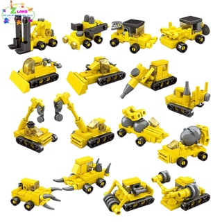 Bộ đồ chơi trẻ em Lego 2 in 1 các loại xe xây dựng " Construction"