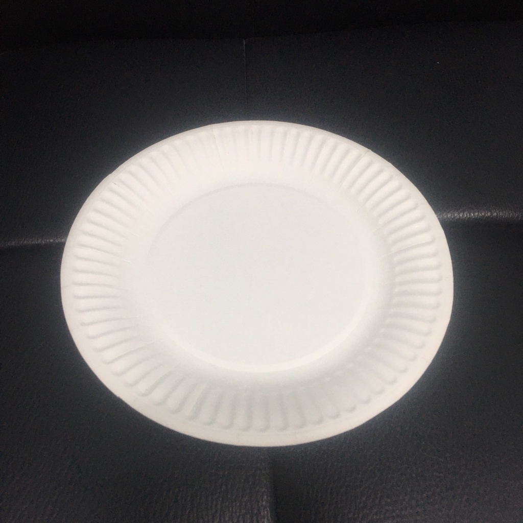 50 dĩa giấy đường kính 15cm dùng 1 lần ăn bánh kem