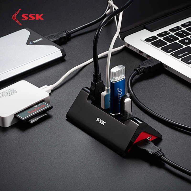 HUB USB 🔹Freeship🔹 Hub chia 4 cổng USB 2.0 SSK SHU830. Bộ chia USB từ 1 ra 4