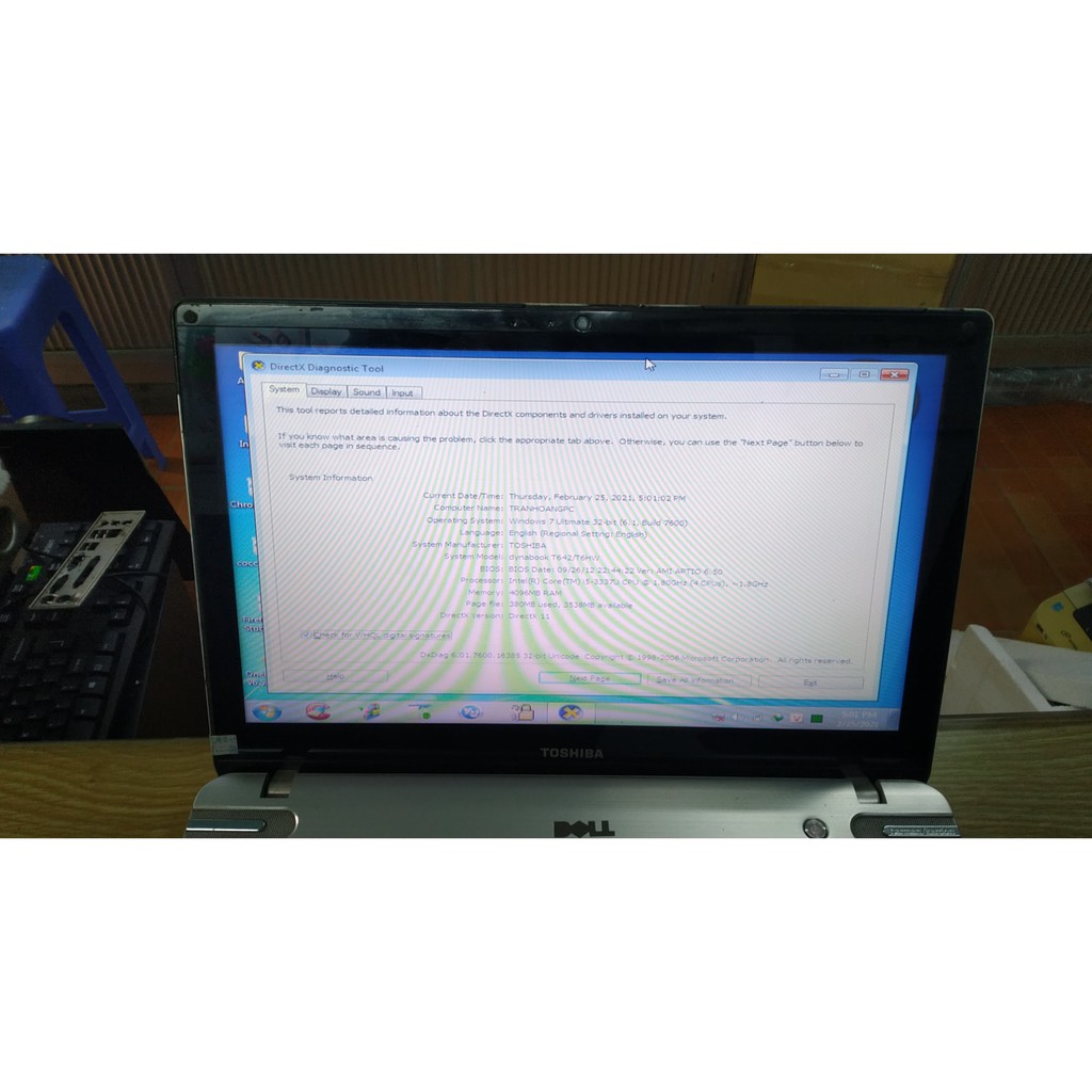 Laptop Toshiba Dynabook P840 màn cảm ứng | BigBuy360 - bigbuy360.vn