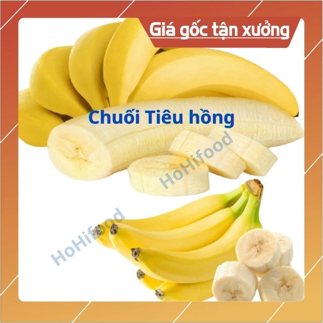 [Tặng Quà] [Loại Ngon] Chuối Sấy Dẻo HoHifood, Gói 450g, 100% tự nhiên