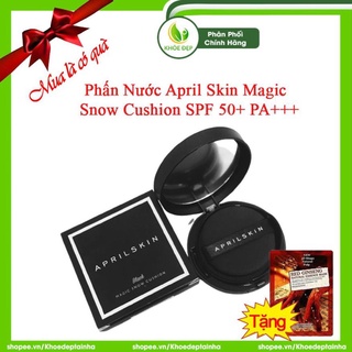 Phấn nước april skin magic snow cushion spf 50+ pa+++ 15g