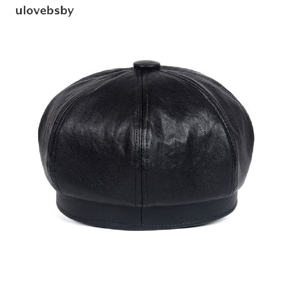 Mũ Lưỡi Trai Bằng Da PU Phong Cách Quân Đội Cho Nam Và Nữ