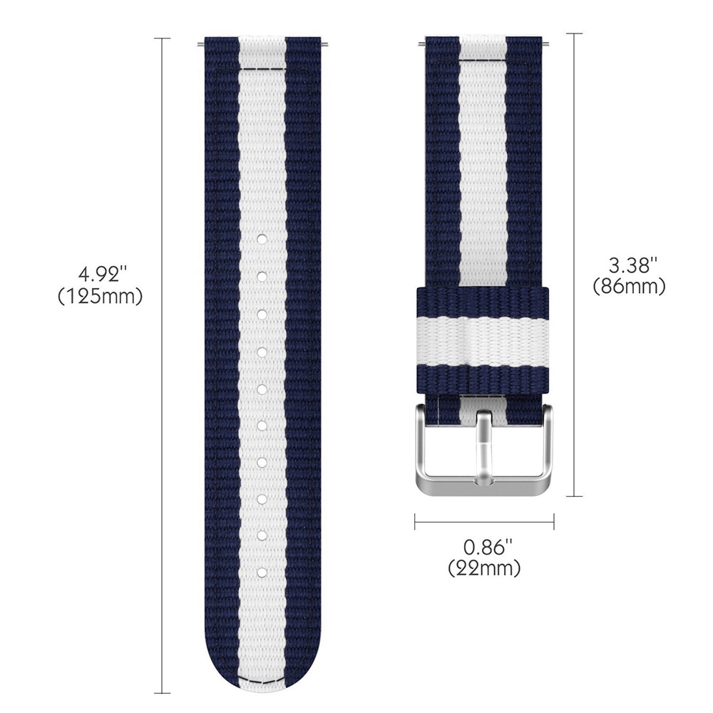 Dây Đeo Nylon 20mm Cho Haylou RS4 Plus Haylou LS02 RS4