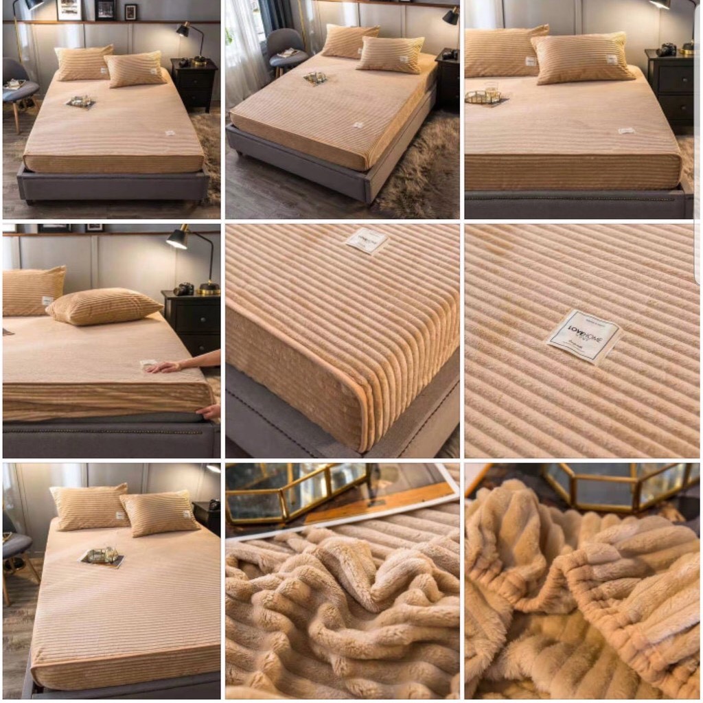 BỘ GA GỐI NỈ NHUNG TĂM CAO CẤP