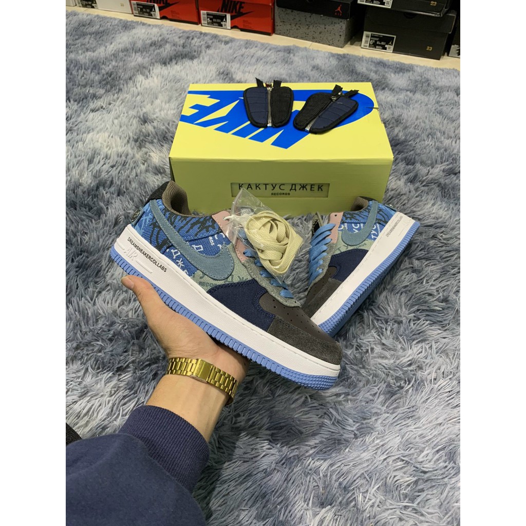 GIÀY THỂ THAO SNEAKER  AF1 Low Travis Scott Cactus Jack HÀNG SC