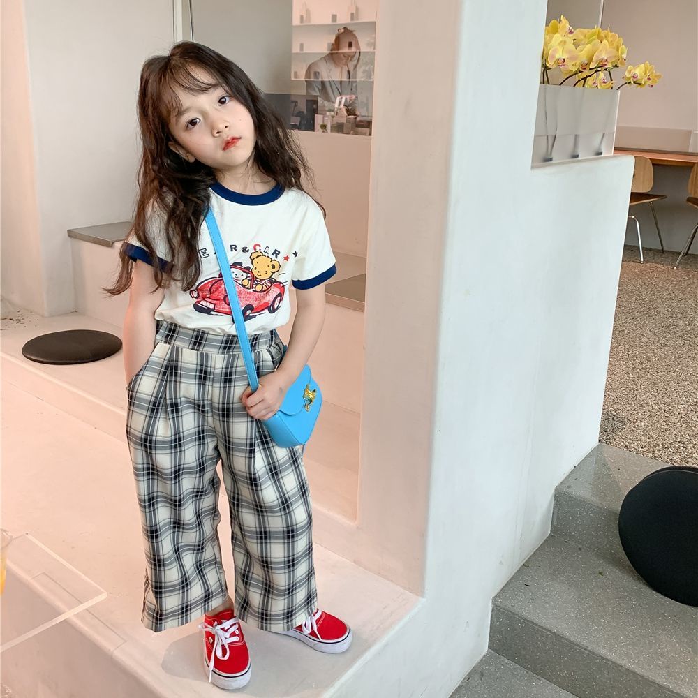 Hàng Mới Về Bộ Áo Croptop Tay Ngắn Và Quần Lửng Phong Cách Đường Phố Thời Trang Mùa Hè Cho Bé Gái