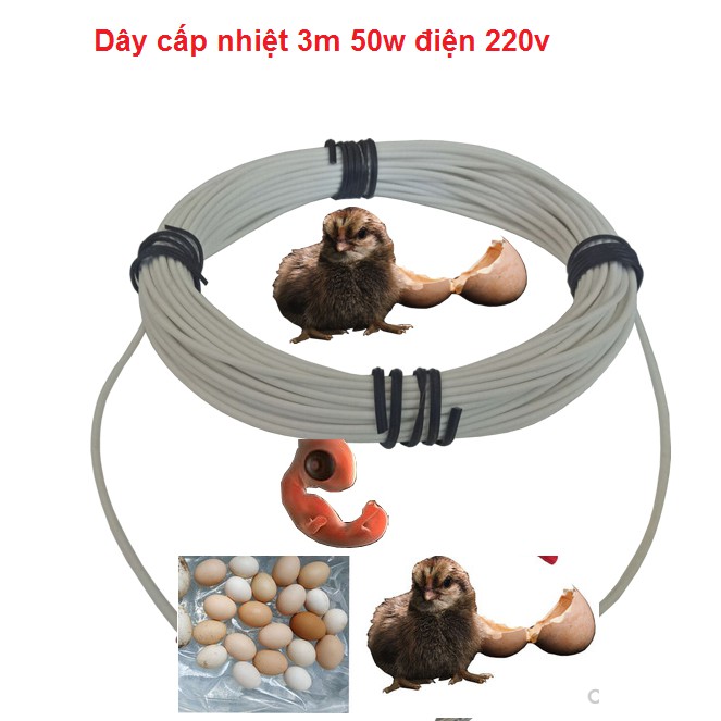 Máy ấp trứng, máy sấy , chăn sưởi nhiệt, phụ kiện và dây cấp  nhiệt  sợi Carbon 220V/12V