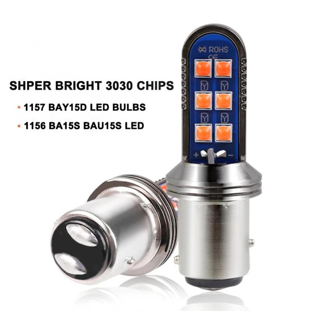 Đèn LED Phanh Xe Hơi 1157 BAY15D P21/5W 1156 BA15S P21W BAU15S 12V H6I8