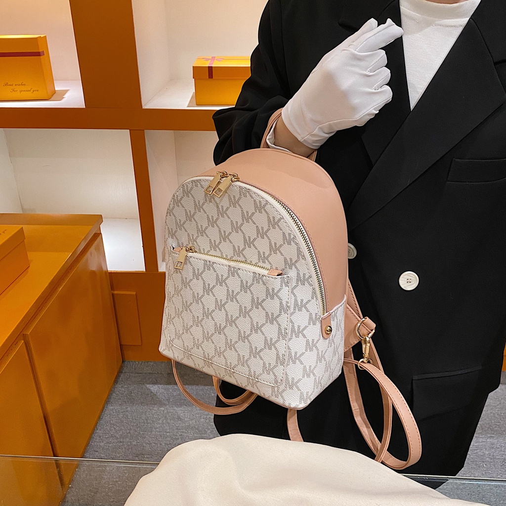 Balo JASMIN NOIR da PU in chữ thời trang cho nữ