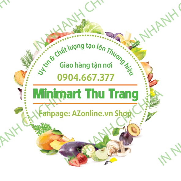 [tem giấy] In tem nhãn A3 theo yêu cầu số lượng ít