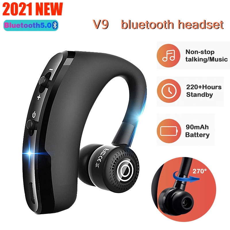 Tai Nghe Thể Thao S109 Bluetooth 5.0 Không Dây Chống Ồn Có Micro