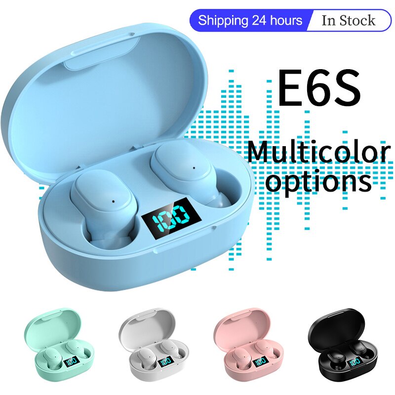 Tai Nghe Không Dây Bluetooth 5.0 E6S TWS Giảm Tiếng Ồn Chất Lượng Cao
