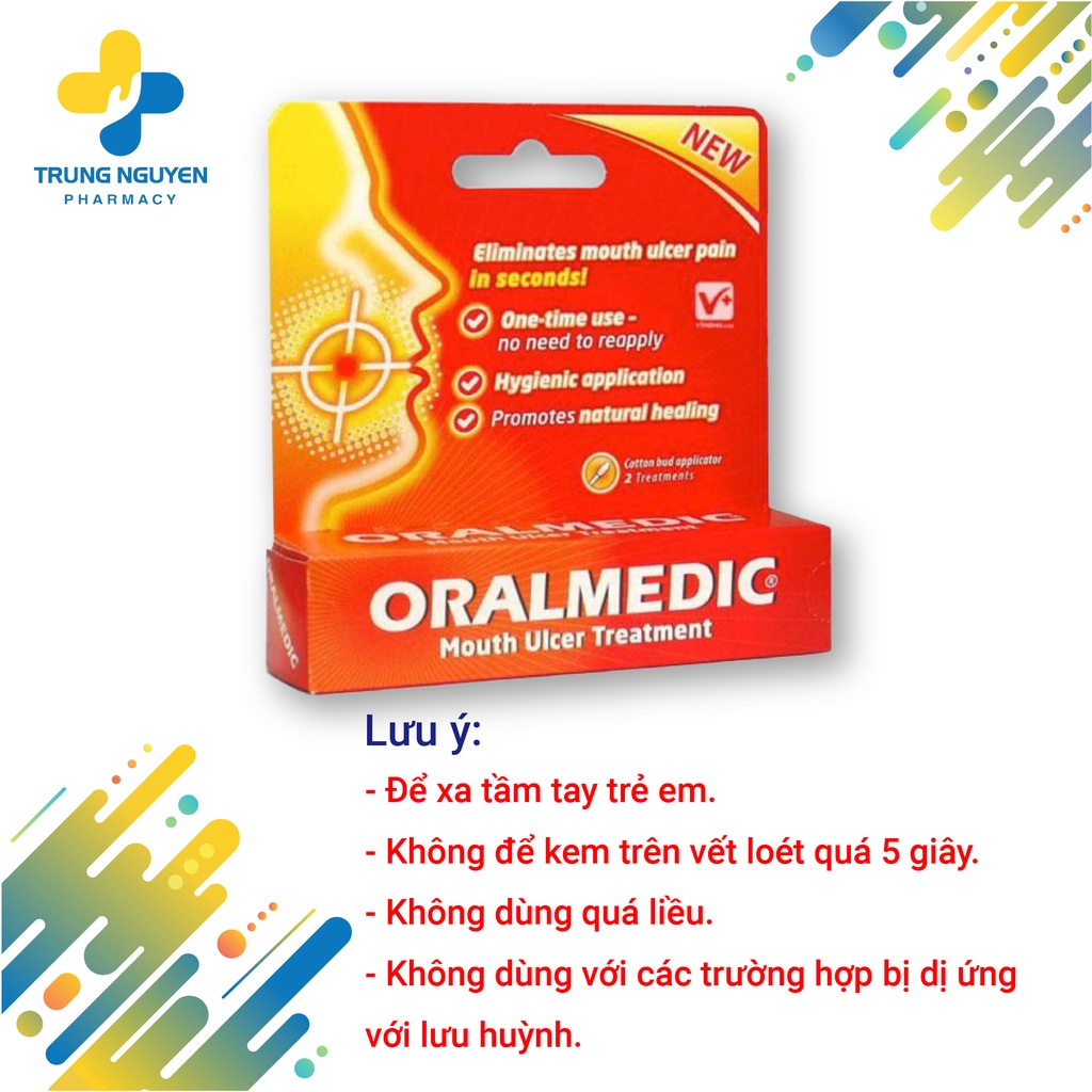 Kem bôi nhiệt miệng Oralmedic (Hộp 0.3ml)