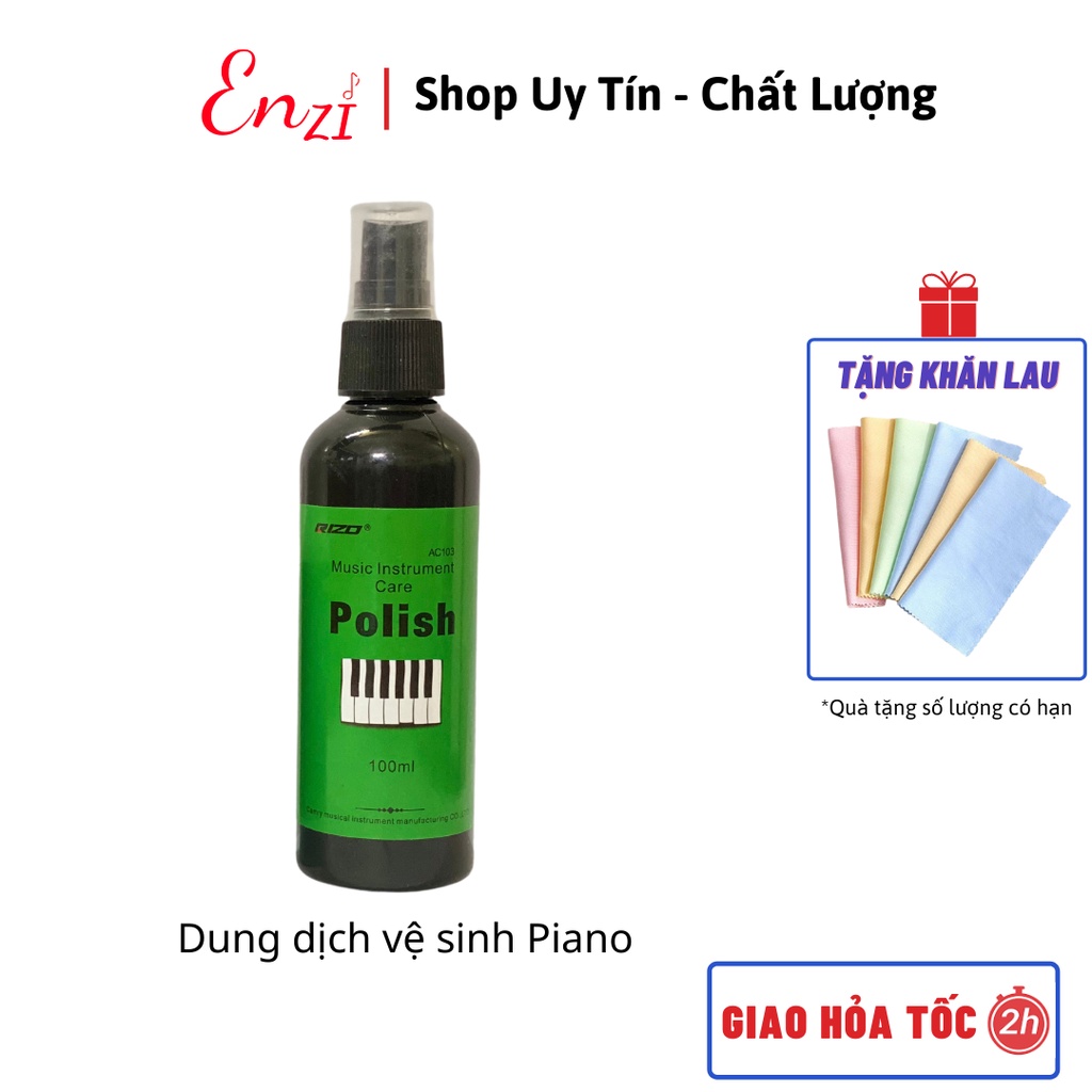 Dầu lau dây đàn mặt phím chống gỉ mượt dây cho guitar ukulele piano Rizo chuyên dụng string oil chống gỉ dây đàn Enzi