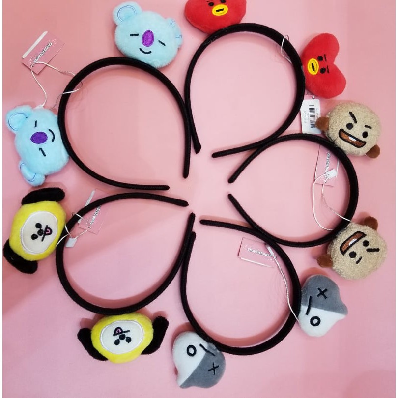 Cài tóc BT21, bờm tóc BT21