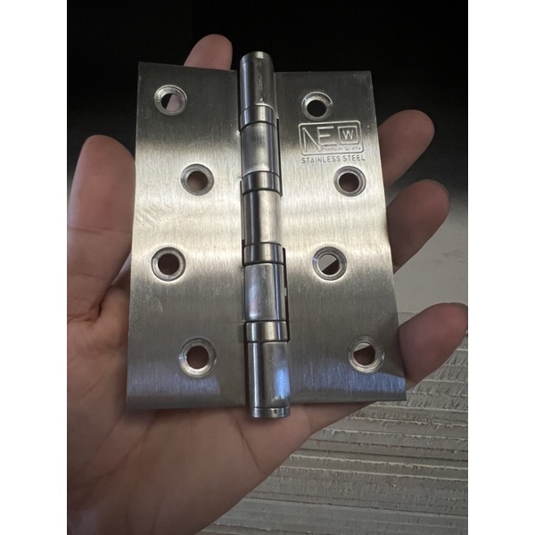 Bản lề lá INOX 10cm dày 2 chiếc ( inox 304 ) có kèm vít
