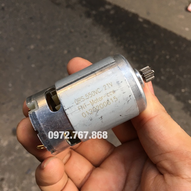 Motor DC RS550 12v-21V Động Cơ Thay Thế Máy Khoan Pin