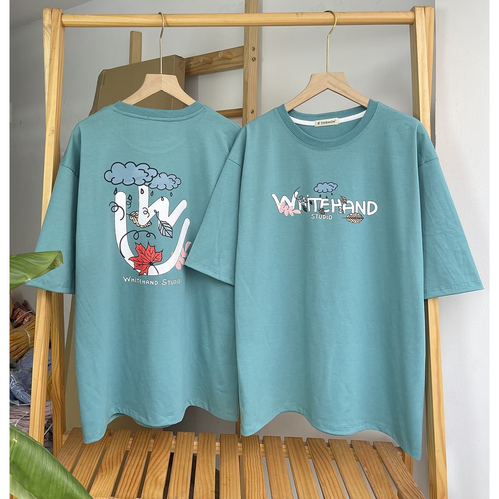 Áo Thun WHITEHAND STUDIO Unisex Tay Lỡ Form Rộng MH.SHOPEE 🎖️ ❕