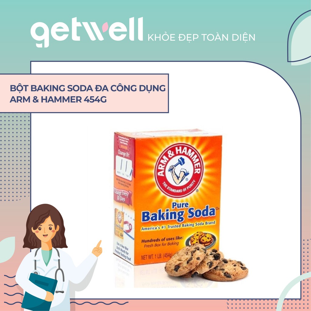 BỘT BAKING SODA ĐA CÔNG DỤNG ARM & HAMMER 454G