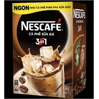 Hộp 20 gói x 17g NESCAFE 3in1 Rang xay Đậm Vị Cà Phê
