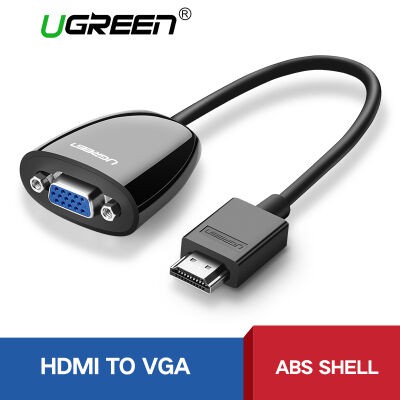 [Mã ELHACE giảm 4% đơn 300K] Cáp chuyển HDMI sang VGA Cao Cấp Ugreen 40253 Chính Hãng màu đen MM102