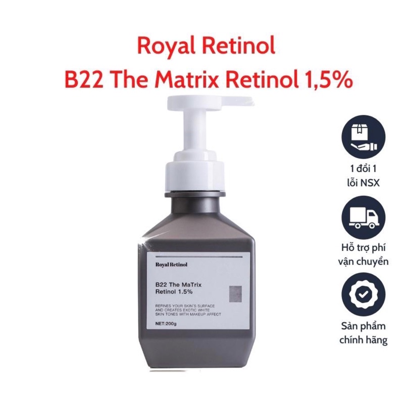 Kích trắng body kích trắng Royal Retinol B22 The Matrix