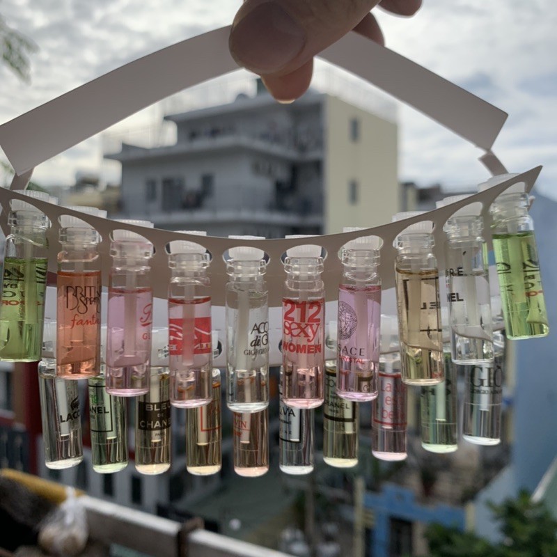 Set Nước Hoa Mini 20 Chai, Lọ 2ml [CHÍNH HÃNG - BAO TEST] Set 20 Chai, Lọ Tinh Dầu PHÁP Lưu Hương 6 - 8 Tiếng | BigBuy360 - bigbuy360.vn