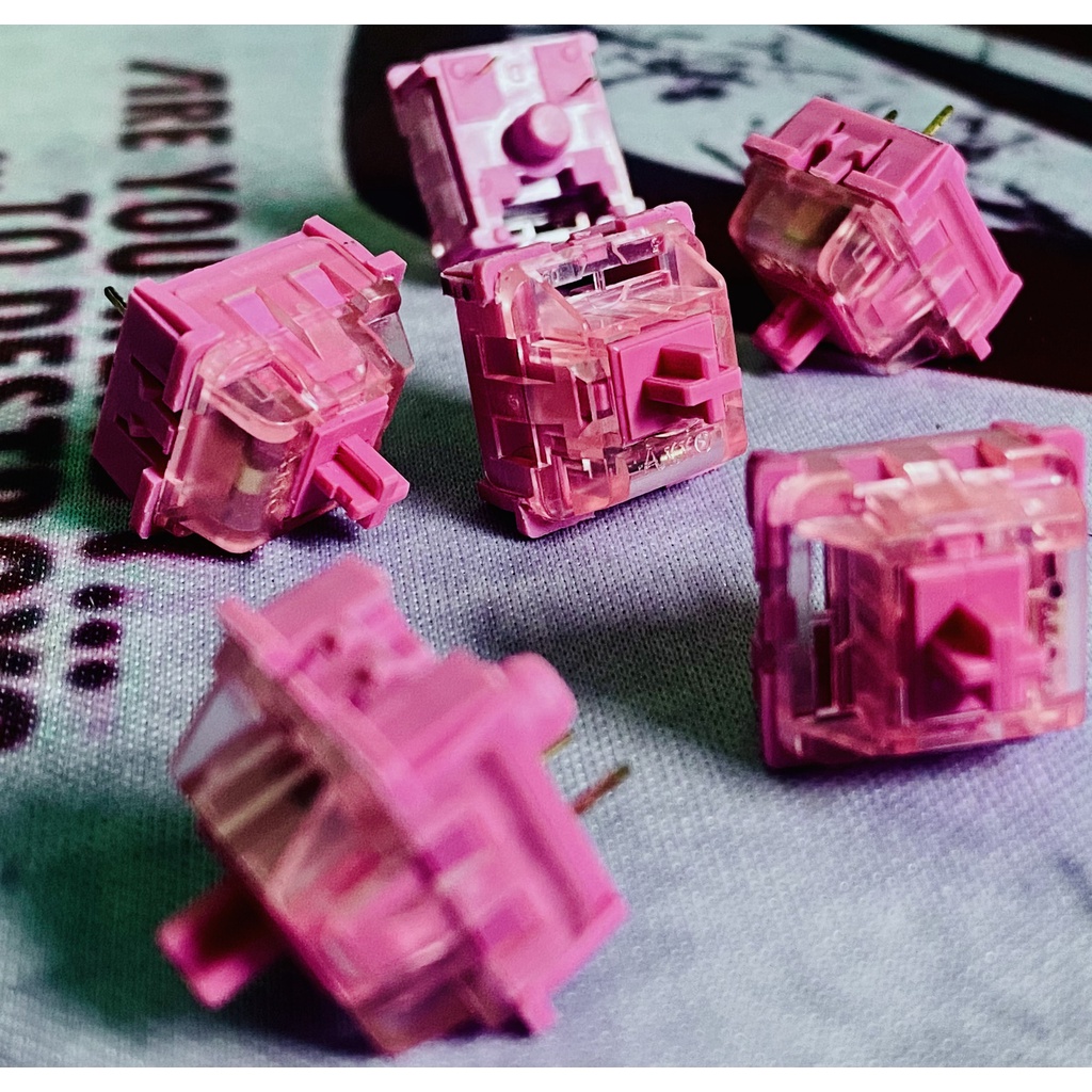 Switch lẻ thay nóng cho bàn phím cơ AKKO CS Switch/Rose Red