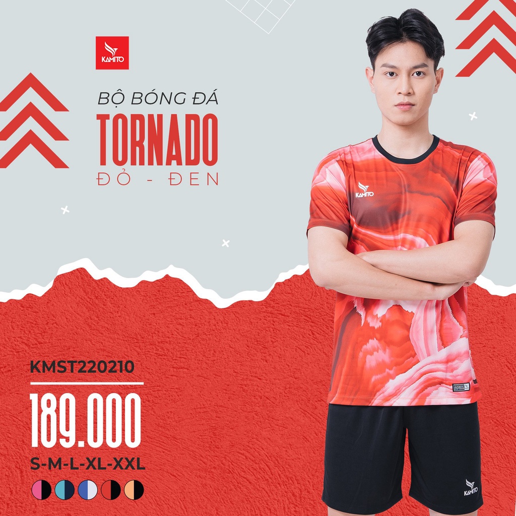 BỘ THỂ THAO KAMITO TORNADO HÀNG MỚI KMST220- GỒM NĂM MÀU NỔI BẬT