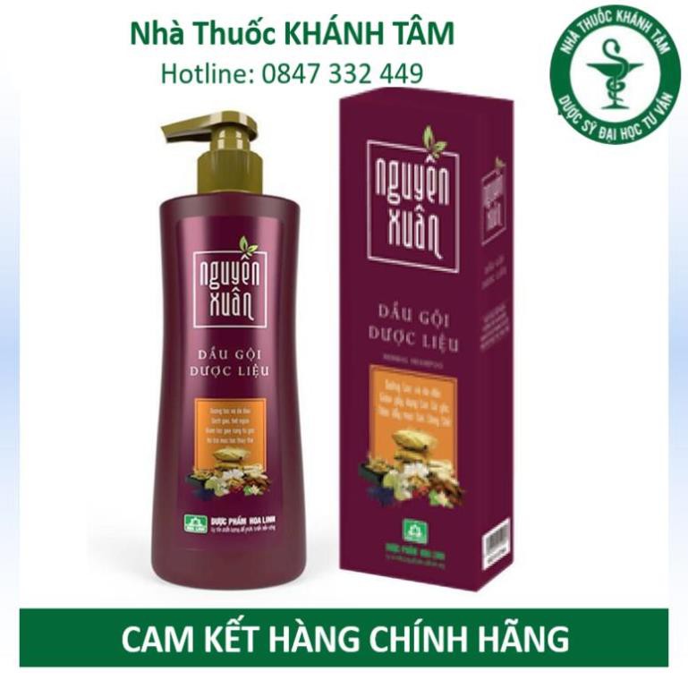 ! Dầu gội - Dầu xả dược liệu Nguyên Xuân Hoa Linh [Nâu - Xanh - Vàng] ! !