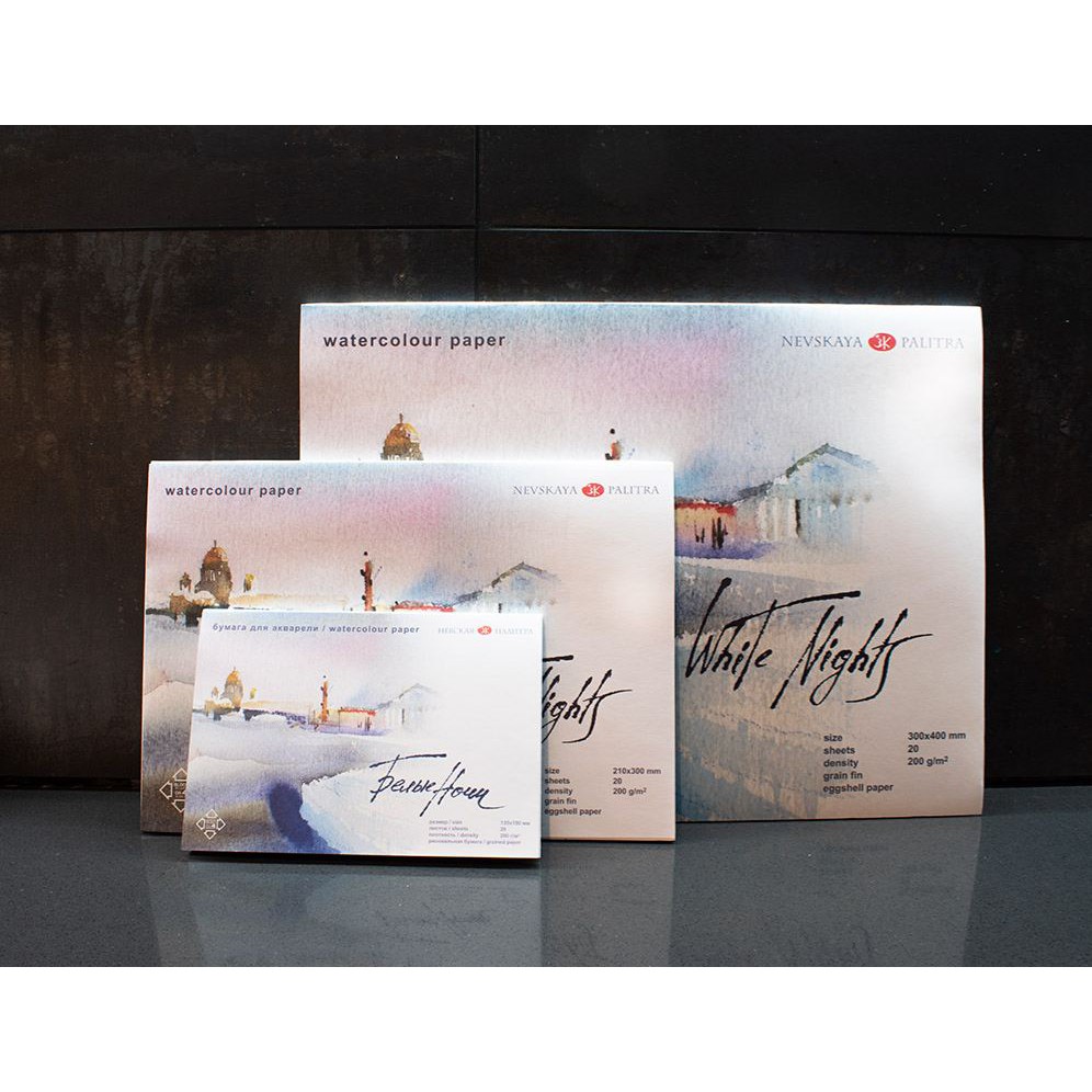 Giấy vẽ màu nước White Nights - A5/A4/A3