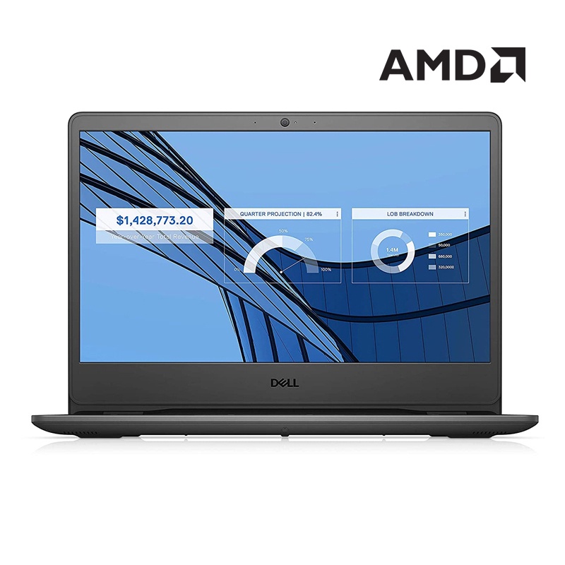 Laptop Dell Vostro 3405 V4R53500U003W-Black , Ram 8gb 2400, Ssd 512gb)