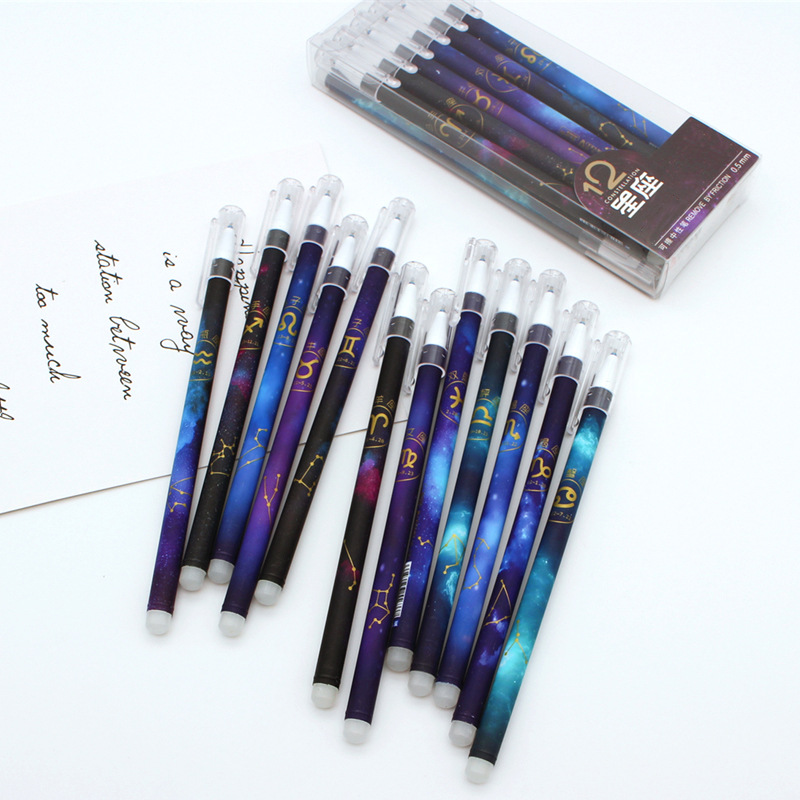 Set 12 bút mực gel ngòi 0.5 có thể xóa được
