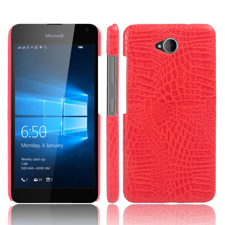 Ốp Lưng Da Pu Họa Tiết Da Cá Sấu Cho Microsoft Lumia 650 / 950 Sang Trọng