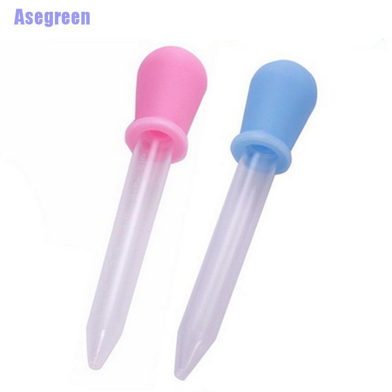 Ống Thả Nhỏ Bằng Nhựa Trong Suốt 5ml 2 Màu Lựa Chọn