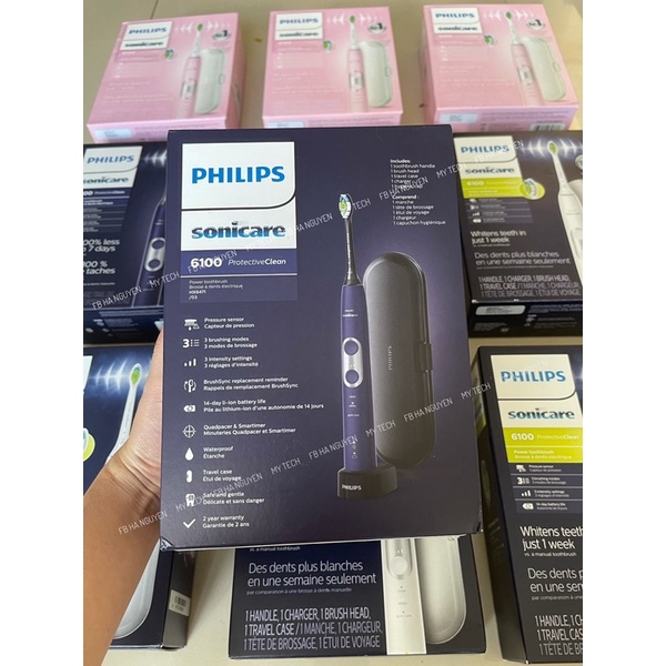 Bàn chải điện Philips Sonicare ProtectiveClean 6100