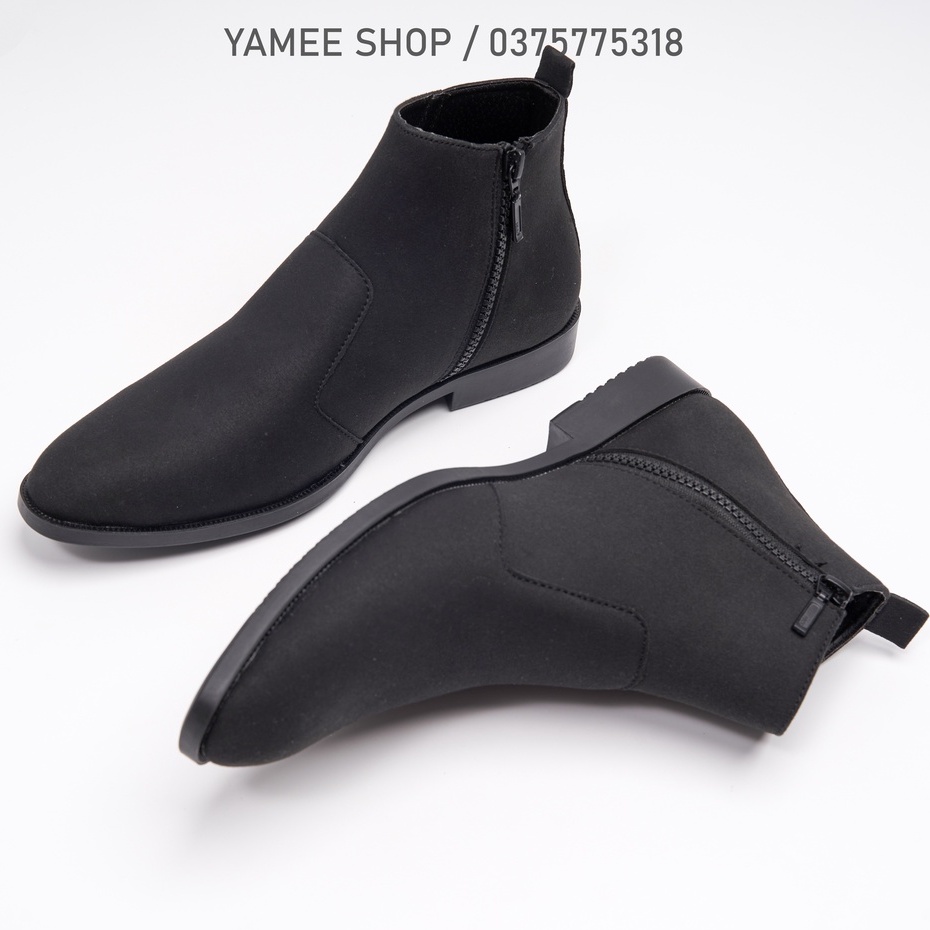 Giày Chelsea Boots Classic da lộn, cổ khóa, đế khâu chắc chắn | BigBuy360 - bigbuy360.vn