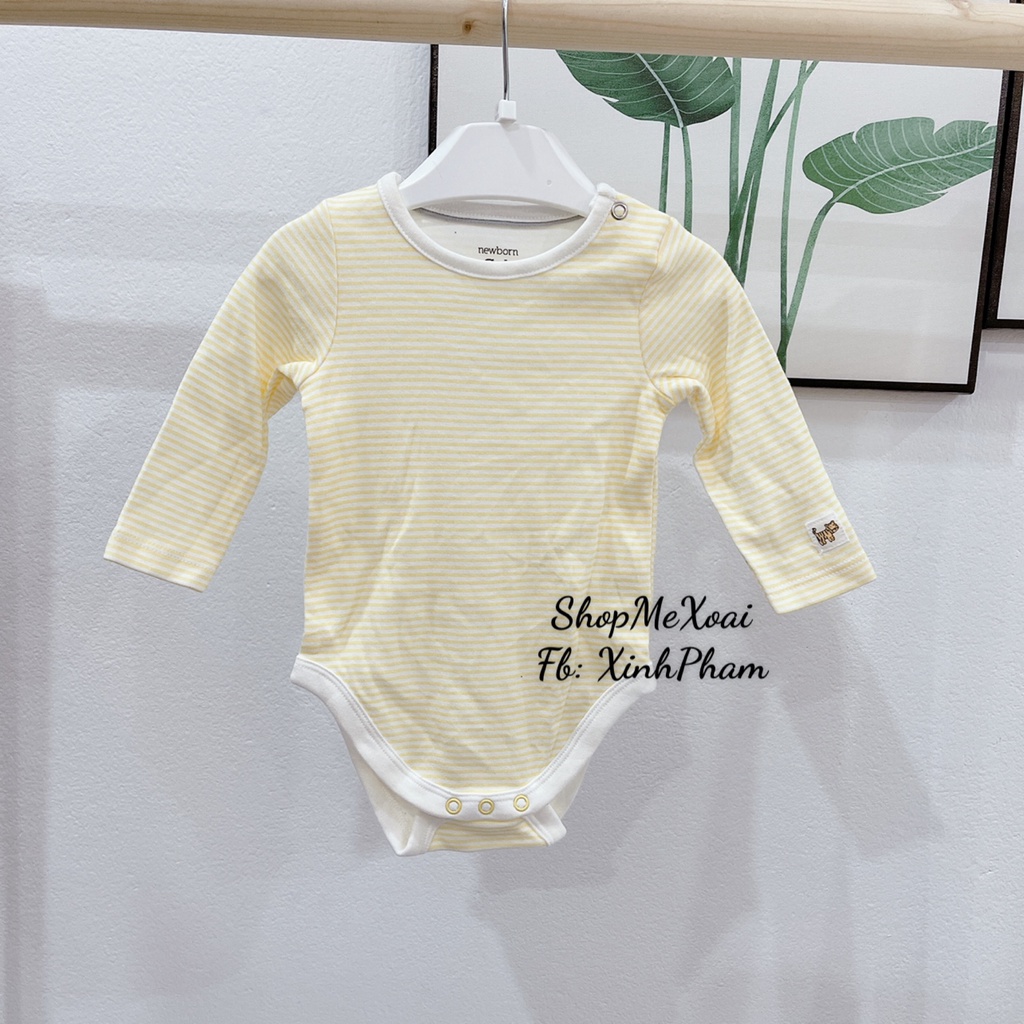 [Chọn mẫu][Size 62cm] Bodysuit dài tay cho bé size từ 5-6,5kg